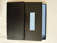 Mercedes Benz Black Leather Portfolio Travel Wallet 9" New