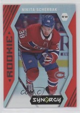 2017-18 Upper Deck Synergy Rookie Red Tier 1 Rookie Nikita Scherbak #58 xp6
