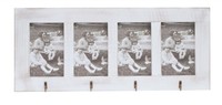 Galerierahmen Weiß Holz S67TF 4 Fotos 10X15 Cm