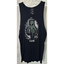 Mil-Tec Mandalorian Mythosaur Black Tank Top XL Star Wars Inspired