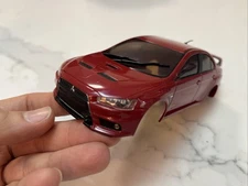 Rare Kyosho Mini-Z Body Mitsubishi Lancer EVO MiniZ Mini Z ASC Autoscale - Used