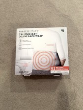 Sharper Image Calming Heat Deluxe Back Wrap   Brand New / Never Opened