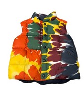 Lands End Boy's Multicolor Tie Dye Down Puffer Vest Size 4