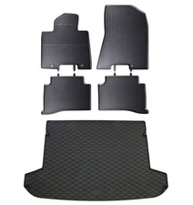 Fußmatten Kofferraumwanne für Kia Sportage 4 QL QLE 2015- im Set Gummi Matten