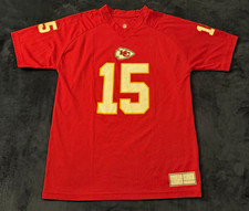 Patrick Mahomes 15 Kansas City Chiefs NFL Red Jersey Youth Size XL 18-20 