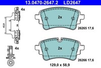 Ate BremsbeläGe Bremsbelagsatz FüR Audi A4 Avant 8W5 8WD B9 Q5 Fyb Fyg