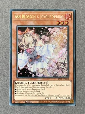 Ash Blossom & Joyous Spring - Secret Rare - RA01-EN008 - 1st Edition - Yu-Gi-Oh!