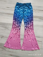 Schlaghose Gr 122/128 mit elastischem Bund bunt gemustert