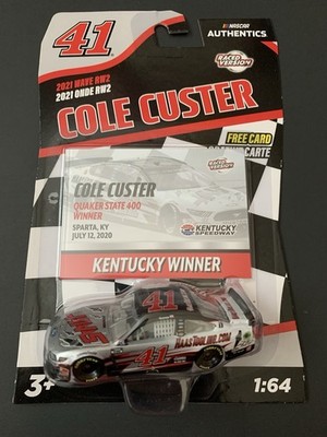 Cole Custer 2021 RW2 NASCAR Authentics 1:64 Die Cast Kentucky Race Win