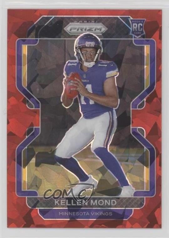 2021 Panini Prizm Rookie Red Ice Prizm Kellen Mond #351 Rookie RC ic3