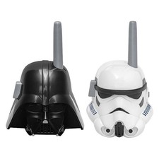 Star Wars Darth Vader  Stormtrooper Helmet Walkie Talkies Set