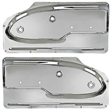 1960 1961 1962 1963 Chevy Pu Truck Cab Door Inner Panel Rhlh Chrome Metal 1960 1961 1962 1963 Chevy Pu Truck Cab Door Inner Panel Rhlh Chrome Metal