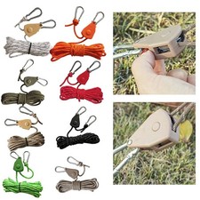Convenient adjustment Pulley design Wind rope adjuster Camping tent rope