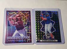 Vladimir Guerrero Jr. Green '22 Mosaic and '21  Chronicles Pink Overdrive Lot