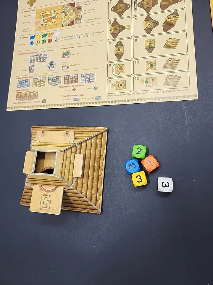 Camel Up Board Game 100% Complete Z-Man Games 2014 Steffen Bogen CIB - Image 4 of 4