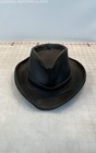 Men's Vintage Henschel Leather Western Wide Brim Fedora Hat Size L — photo 2