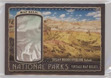 2019 Goodwin Champions Parks Vintage Map Relics 20/78 Badlands National Park 7ov