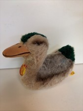 Steiff Tulla Mallard Duck  3205/15 West Germany Squeaker