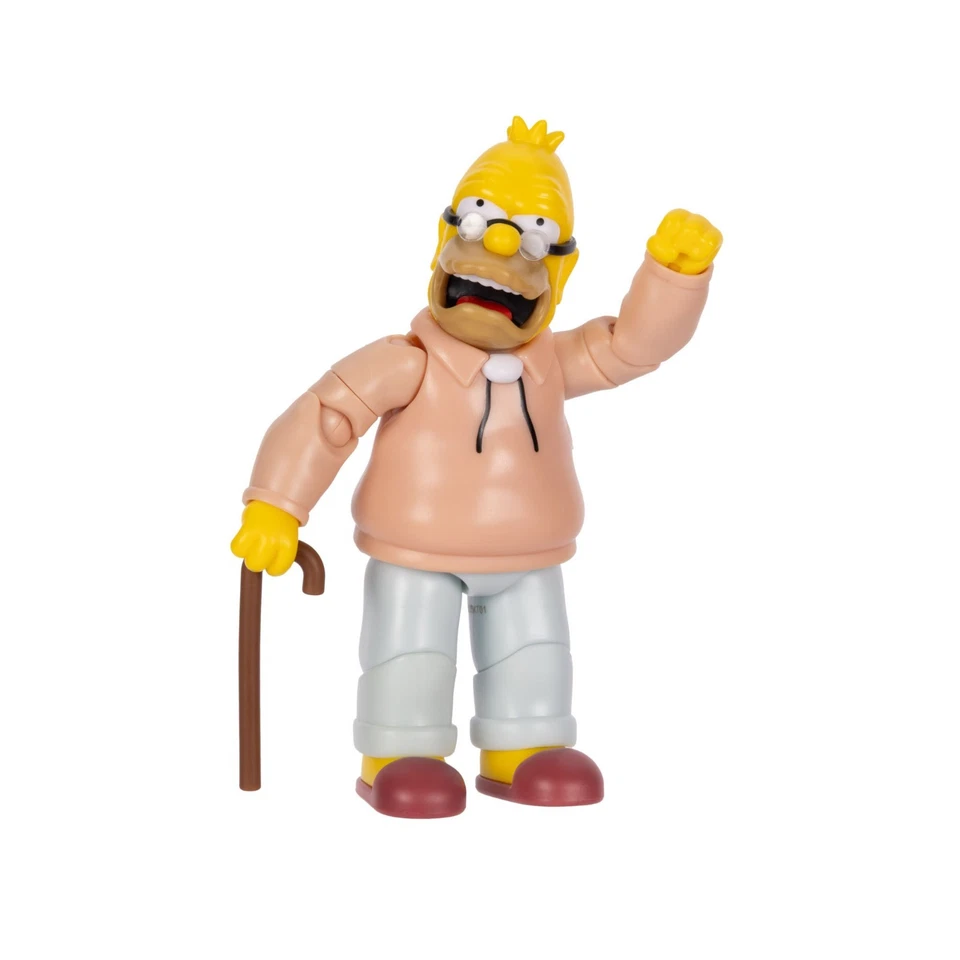 Figura Articulada Abuelo Simpson Los Simpson Jakks Pacific 5" Onda 5 Foto 2 de 4