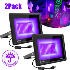 100W UV 395NM Black Light Bar UV LED Stage Blacklight Party DJ Club Halloween