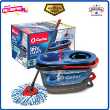 O-Cedar RinseClean Spin Mop & Bucket System, ...