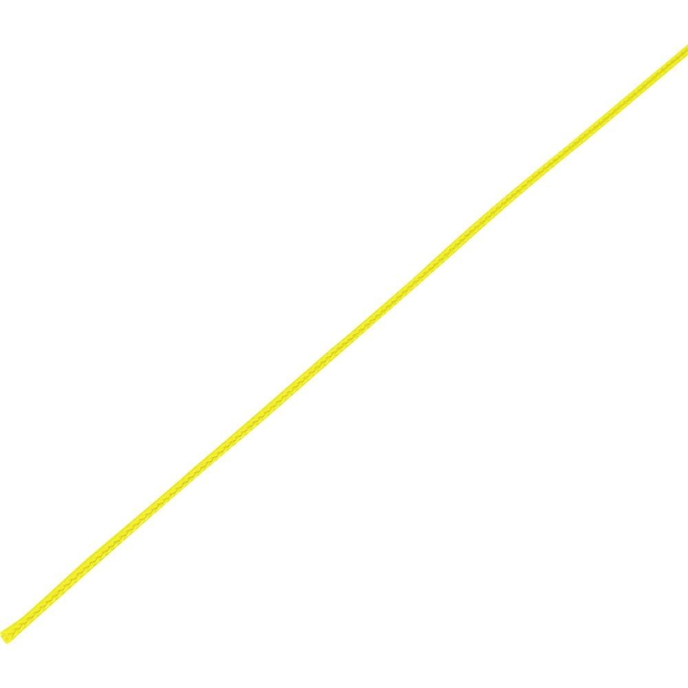Gaine tressée extensible PET jaune TRU COMPONENTS pour trier 3 à 7 mm