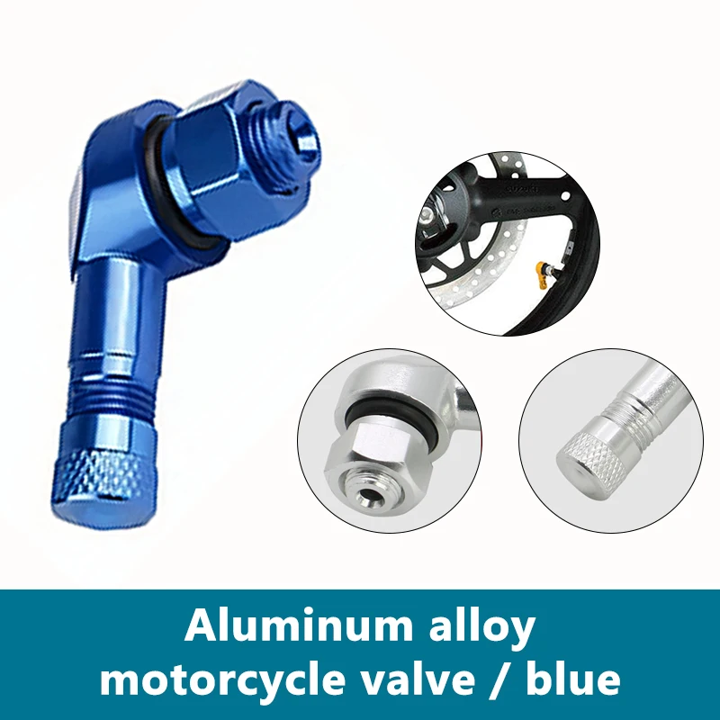 SEAMETAL 1/2Pcs Universal Motorcycle Wheel Tire Valves Stem Cap Air Tire Cover 9