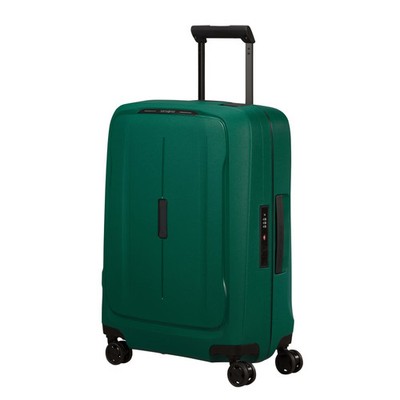 Samsonite Essens Ziperless Carry-on Luggage Suitcase Alpine Green - No Zipper