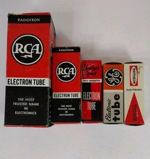 Vintage Philco Electron Tubes Lot Of 5 Untested
