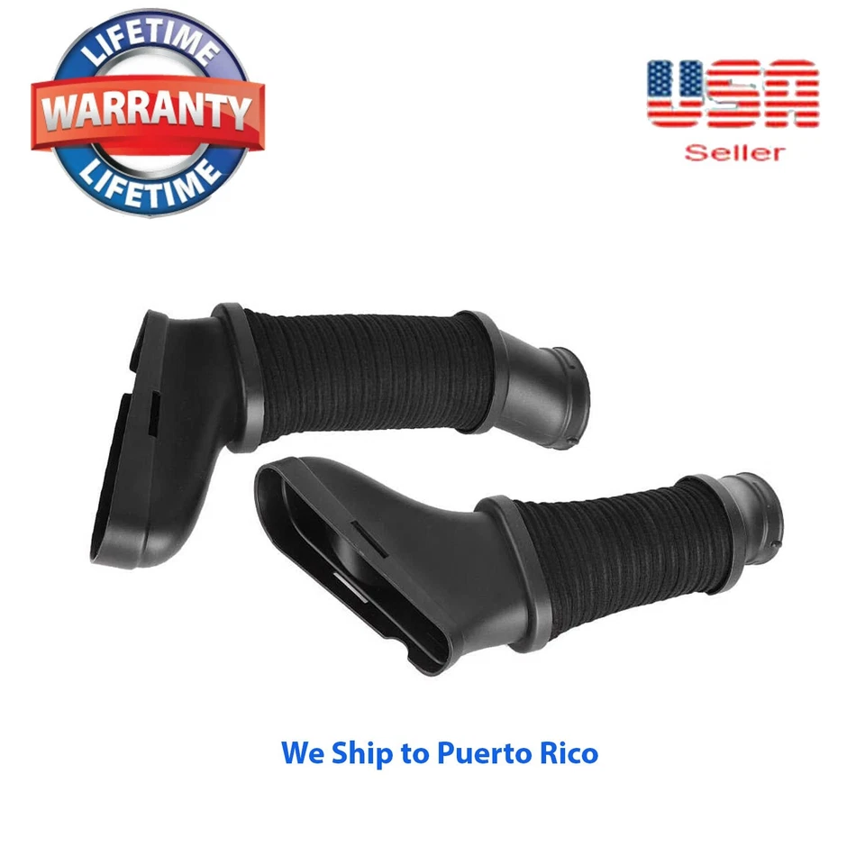 2 X Air Cleaner intake Duct Hose Pair LH & RH For 12-17 Benz E550 Cls550 E63 AMG - Image 2 of 4