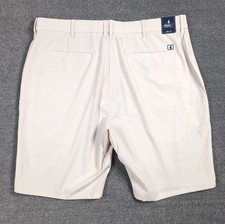 New Johnnie-O Mulligan Golf Shorts Mens 36x9 Stone Performance Stretch NWT