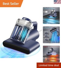 Mattress Vacuum Bed Vacuum Cleaner with 253.7nm UV-C Light, Hyper Helix Motor...