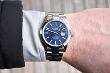 2025 Rolex Datejust 41 Stainless Steel Smooth Oyster Blue Dial 126300 Full Set 2