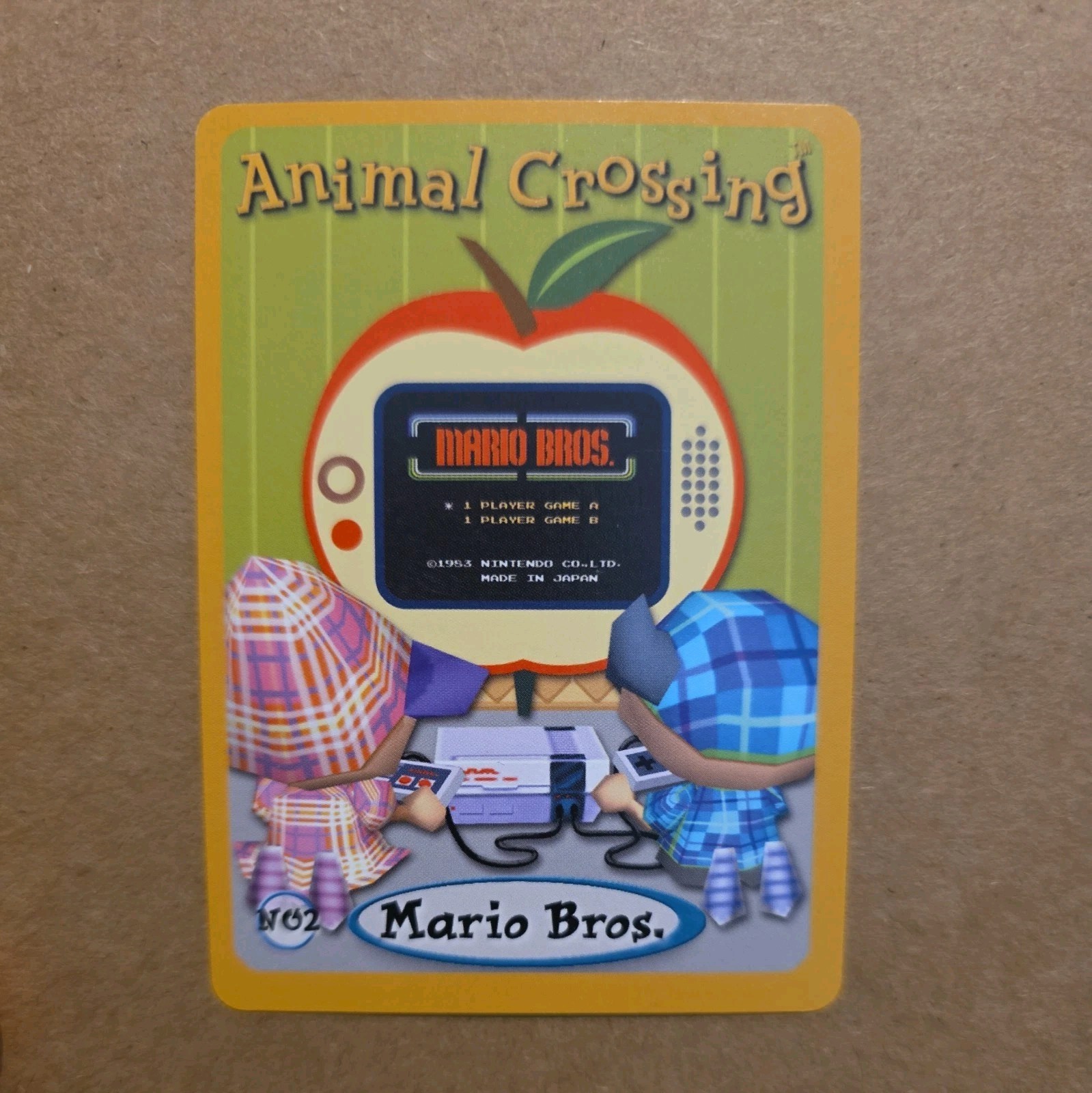 Mario Bros. NES Animal Crossing eReader Card Near Mint!-image