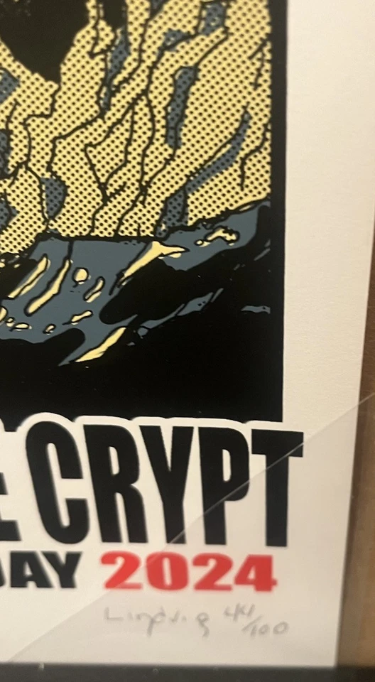 Rakete aus der Gruft Surly Darkness Day Show Poster nummeriert - Bild 2 von 2