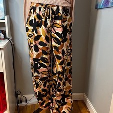 Bohemian Floral Flowy Earthy Vintage Inspired Electric Wide Leg Pants