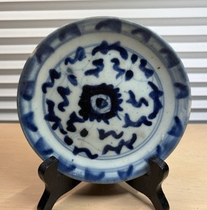 18th-century Chinese blue and white porcelain plate