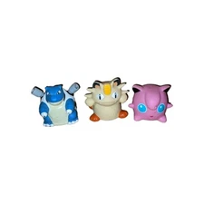 Pokemon Oddzon Hasbro Sliders Lot - Blastoise - Meowth & Jigglypuff - Vintage 
