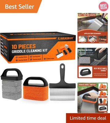 Versatile Griddle Cleaning Kit for All Surfaces - Includes  BBQ Tools