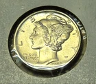 1942 10C Mercury Dime, uncirculated in beautiful condition