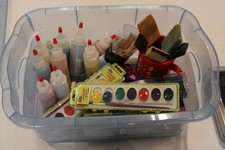 36 Grids 4 Pack Clear Plastic Organizer Box Craft Storage Compartment Container