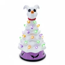Disney The Nightmare Before Christmas Zero Light-Up Ceramic Christmas Tree