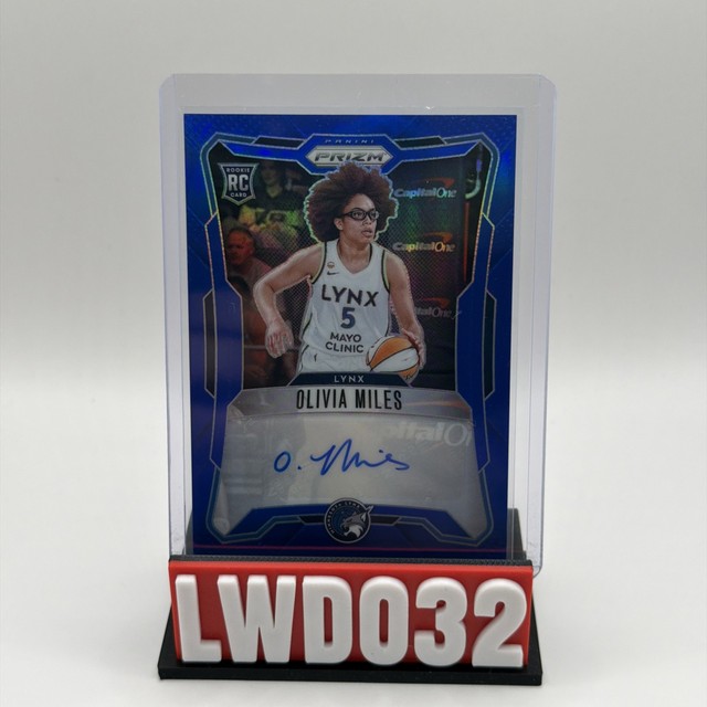 2026 WNBA Prizm Olivia Miles Blue Auto /75 RC LYNX SP