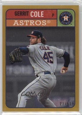 2019 Topps Brooklyn Collection Gold /50 Gerrit Cole #5 0n64