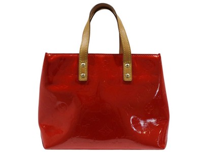 Louis Vuitton Lead PM M91990 Monogram Vernis Canvas Handbag Used