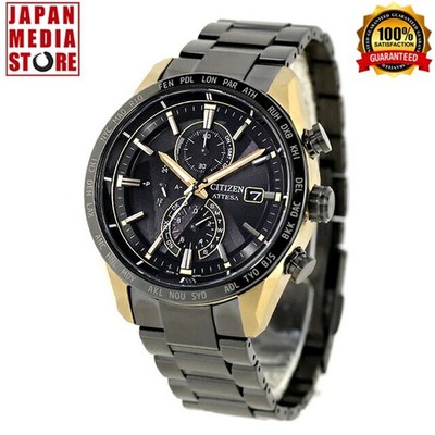 Citizen Attesa AT8384-58E LIGHT in BLACK 50th Ann. Eco-Drive Titanium Herrenuhr