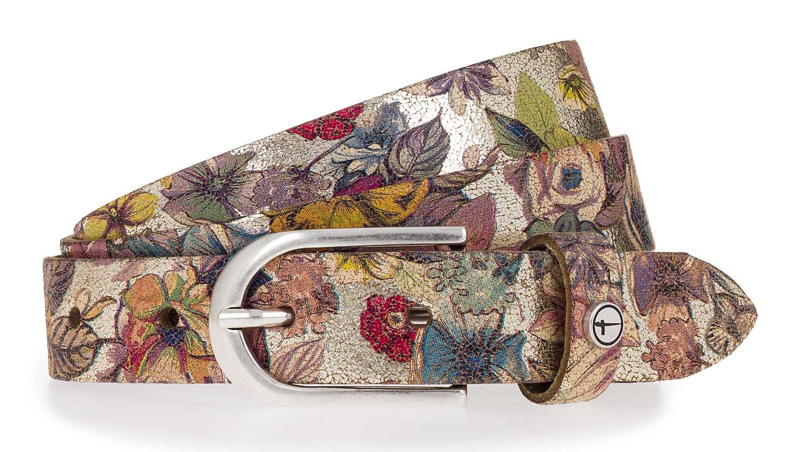 Tamaris belt Leather Belt W120 Gold - Multicolor