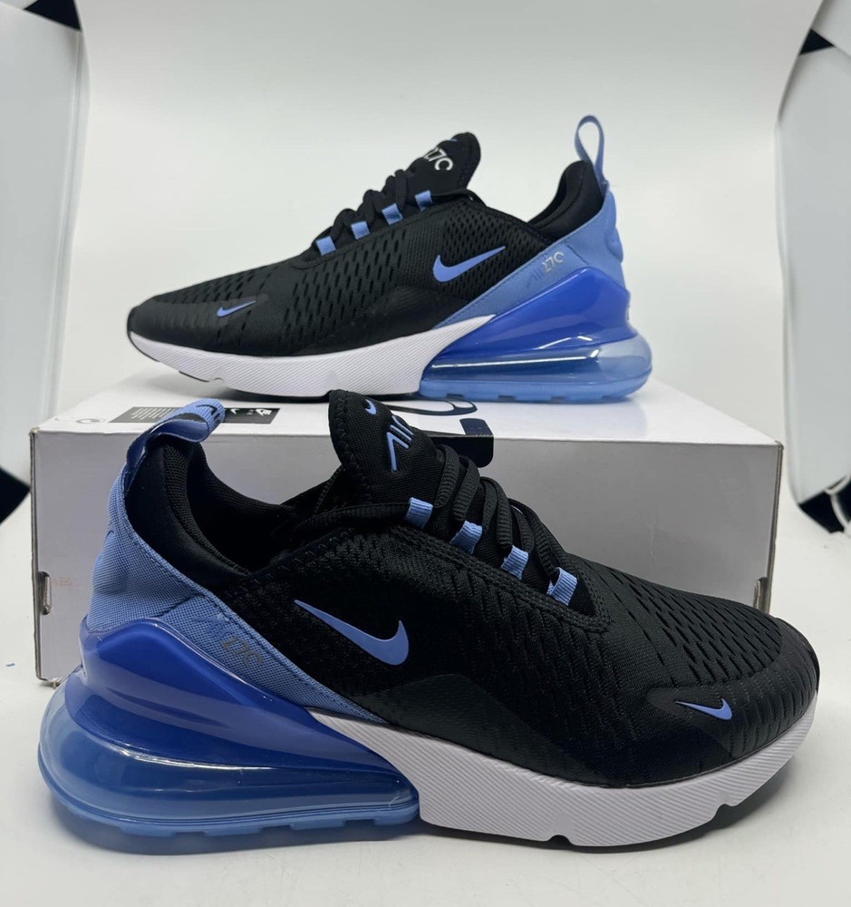 Women Air Max 270 Size 8 Black Royal Pulse AH6789-015 Free Fast Shipping