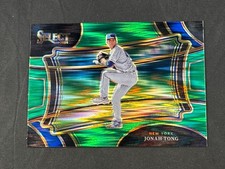2024 PANINI SELECT BASEBALL JONAH TONG #86 DIAMOND LEVEL GREEN FLASH PRIZMS SP