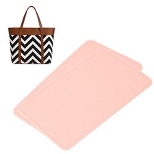 2pcs Felt Bag Base Shaper Handbag 8.66x5.12'' 3mm Thick, Pink